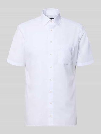 Olymp Regular Fit Freizeithemd mit Kentkragen in Weiss, Gr&ouml;&szlig;e 39