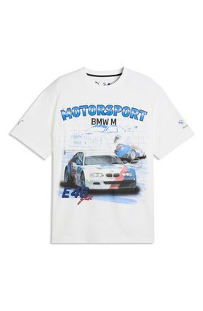 Puma BMW M Motorsport Cotton Graphic T-Shirt in Puma White at Nordstrom, Size Xx-Large