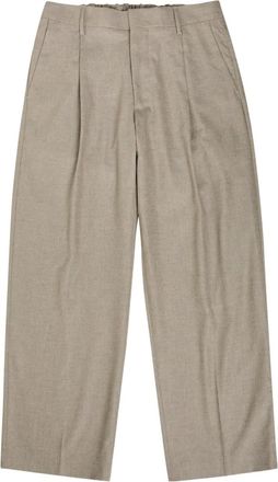 Nn.07 pleated straight-leg trousers - Neutrals