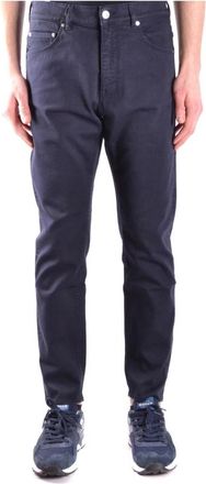 Paolo Pecora Jeans - Heren - Slim Fit Jeans - Blauw - W34 - Katoen - Jeans