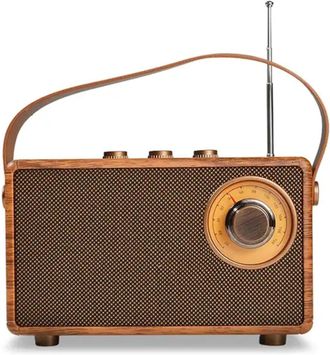 OEM Radio Fm Est&eacute;reo Port&aacute;til Con Bluetooth, Compatible Con Disco Usb, Tarjeta Usb/tf, Conector Aux, Reproducci&oacute;n De M&uacute;sica Con Bater&iacute;a Recargable, Altavo