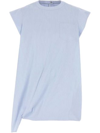sacai Gestreept shirt - Blauw