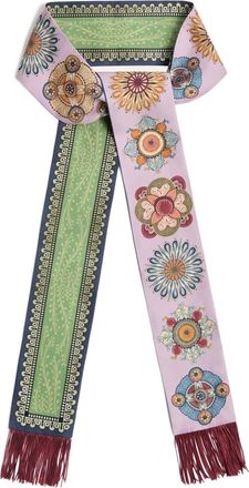 La DoubleJ Sciarpa con stampa Nucleus - Rosa