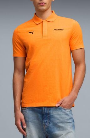 Puma McLaren Jacquard Logo Polo in Papaya at Nordstrom, Size Xx-Large