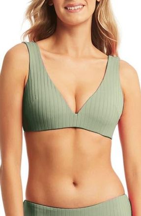 Sea Level Australia Vesper Molded Cup Swim Top in Sage at Nordstrom Rack, Size 6 Us / 10 Au