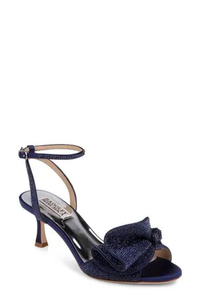 Badgley Mischka Remi Sandal in Midnight at Nordstrom, Size 7.5