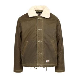 Dickies Waxed Canvas Jacket - Heren - Zomerjassen - Groen - L - Katoen - Jassen