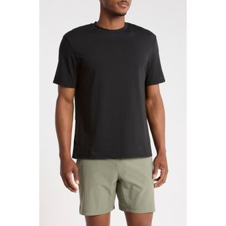 90 Degree by Reflex Crewneck Stretch Cotton T-Shirt in Black at Nordstrom Rack, Size Xx-Large