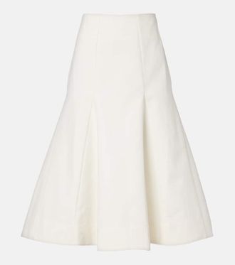 R&oacute;he Cotton midi skirt