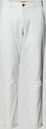 Jack & Jones Jack & Jones Straight Fit Stoffhose aus Baumwoll-Mix Modell MARCO FURY in Hellblau, Gr&ouml;&szlig;e 28/32