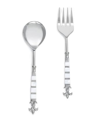 Tiramisu Pearlescent Salad Server Set