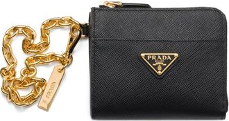 Prada Portafoglio Saffiano piccolo - Nero