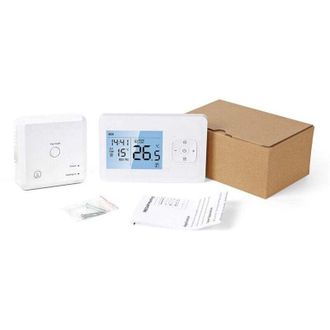 Elle Termostato Inteligente Wifi Inal&aacute;mbrico Programable Con Receptor Rf, De Sobremesa/pared, Control Por Voz Mediante Aplicaci&oacute;n, Controlador De Temperatu