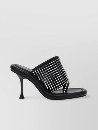 J.W.Anderson leather crystal mules