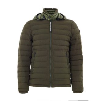 Moose Knuckles Green Nylon Mens Coat