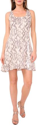Vince Camuto Sequin Sleeveless Dress in New Ivory at Nordstrom, Size Xx-Large