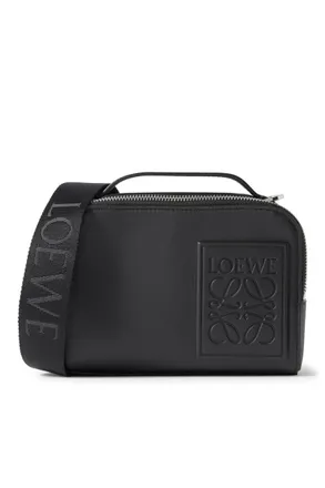 Loewe Camera Mini Logo-Appliqu&eacute;d Leather Messenger Bag