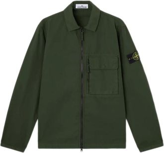 Stone Island Hombre, Chaquetas, Verde, Talla: S