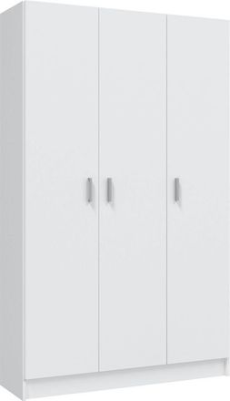 For&eacute;s Armario Multiusos 3 Puertas Escobero Blanco