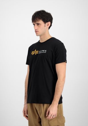 Alpha Industries T-Shirt ALPHA INDUSTRIES Alpha Label T-Shirt PP, Herren, Gr. XXL, schwarz, Obermaterial: 100% Baumwolle, Shirts T-Shirt