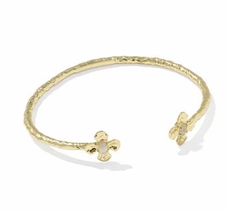 Kendra Scott Womens Leanne Cuff Bracelet In Gold Natural Mother Of Pearl