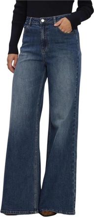 Janice Jeans, Dames, Blauw, W27, Mason Wijde Jeans