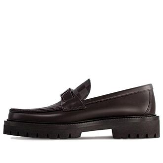 Louis Vuitton Major Loafers Brown Plaid 1AC5X9