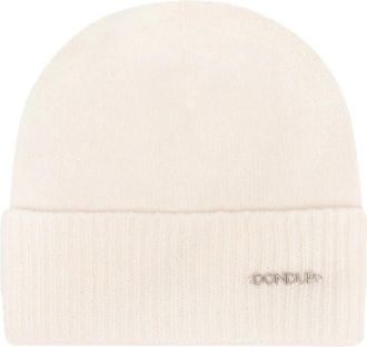 Dondup Cashmere Hat - Dames - Hoeden - Wit - ONE Size - Kasjmier - Accessoires