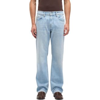 7 For All Mankind Austyn Relaxed Straight Leg Jeans in Crystal at Nordstrom, Size 28