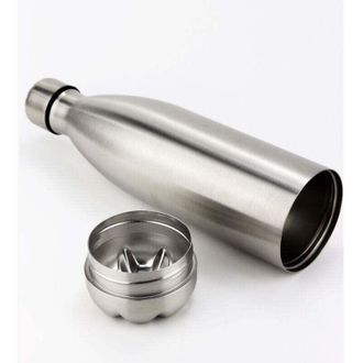 OEM Escondite Secreto Para Dinero, Botella Con Compartimento Secreto 32 X 7,5 X 7,5 Cm Plata-crezuo