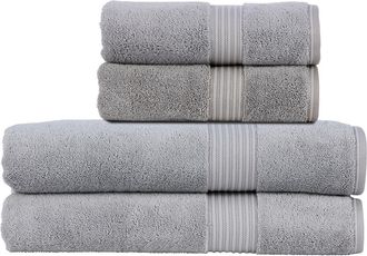Christy Supreme Hygro Luxury 100% Supima Cotton 4 Piece Bath Sheet Set in Silver at Nordstrom