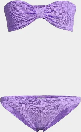 Hunza G Jean Bow Two-Piece Bikini Set