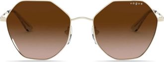 Vogue Eyewear Zonnebril met geometrisch montuur - Goud