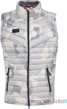 Nike Sportswear Vest Down Fill AOP Guild White Grey 823682-100