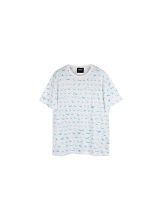 Christopher Raeburn Blue & white Aircraft print T-shirt Size M