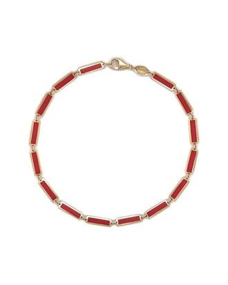 Sabrina Designs 14K Coral Bar Bracelet
