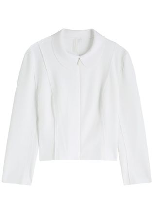 Norma Kamali Girl Stretch-jersey Jacket - White - S (UK8-10 / S)