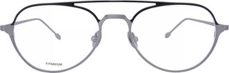 John Varvatos Demo Pilot Mens Eyeglasses V164 0GUN 53