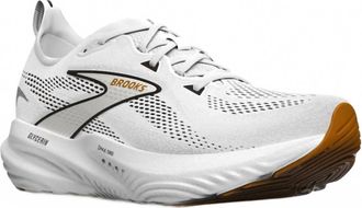 Brooks Womens Glycerin 22 Shoes In White/grey/black
