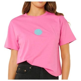 Rip Curl Icons Of Surf Relaxed Tee T-Shirt f&uuml;r Damen | rosa