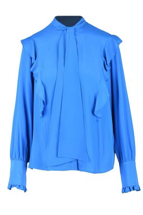 Dondup Fluid Royal Blue Blouse