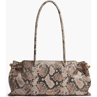 DKNY Cashmere Python Medium Tote in Neutral Multi at Nordstrom