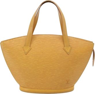 Louis Vuitton Saint Jacques Epi Leather Yellow Leather Handbag (Pre-Owned)