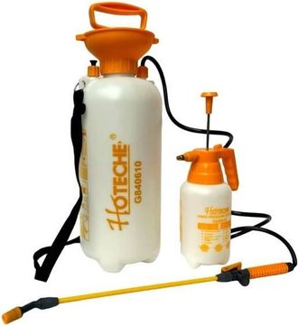 Trade Shop Trade Shop - Bomba Pulverizadora A Presi&oacute;n 8 Litros + Pulverizador Manual 1 Litro