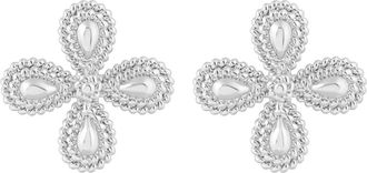 Electric Picks Womens Siren Earrings In Silver