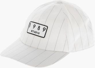 1989 STUDIO Striped Cap with Logoed Patch size Unica