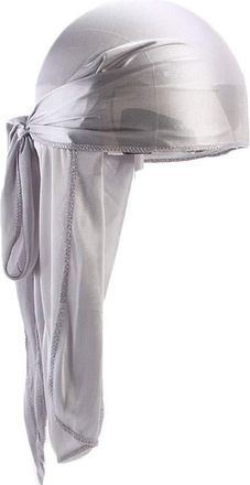 Generic Newborn Hats Winter Tail Gifts Hat Rag Durag Men/Women Polyester Silk Headwrap Head Clothing Trucker Cap Black Men, silver, One Size