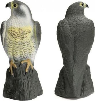 OEM Estatua De Jard&iacute;n Realista De Halc&oacute;n Para Repeler Plagas, Gatos Y P&aacute;jaros, Decoraci&oacute;n De Estanque