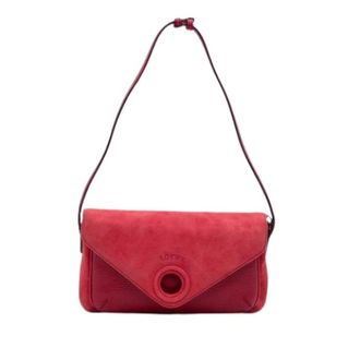 Loewe Pre-owned Shoulder Bags, female, Red, Size: ONE SIZE Pre-owned Leather Shoulder Bag