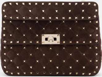 Valentino Garavani Bolso Rockstud Spike Medium de ante